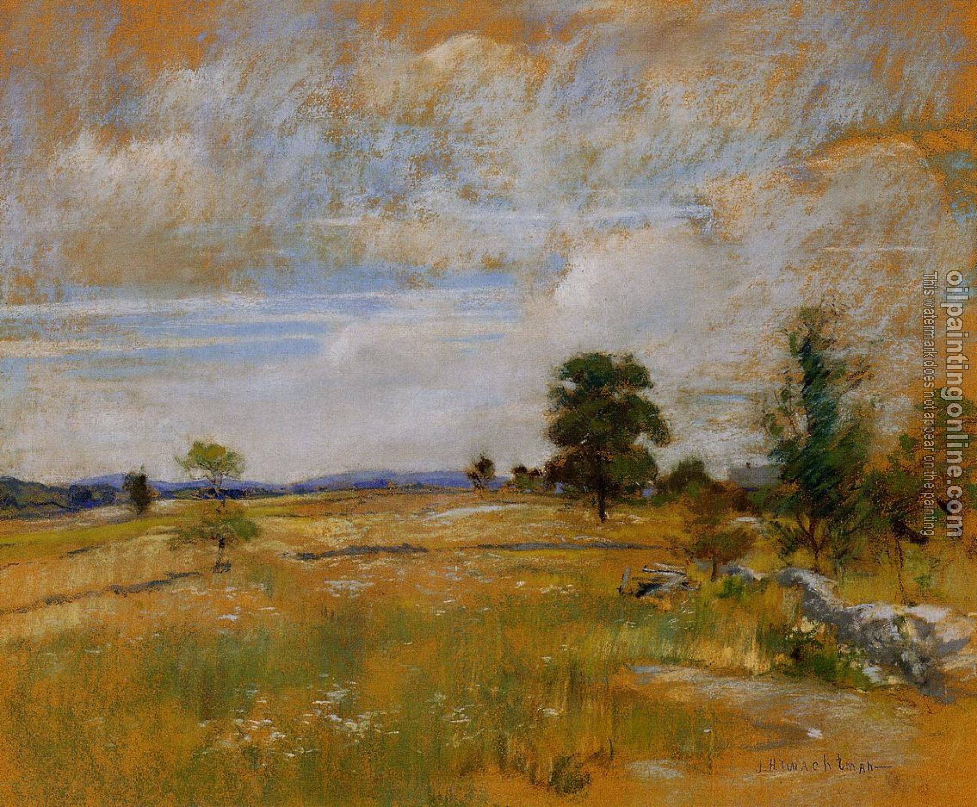 John Henry Twachtman - Connecticut Landscape
